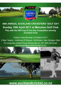 Auckland Cricket Development Fund Annual Golf Day